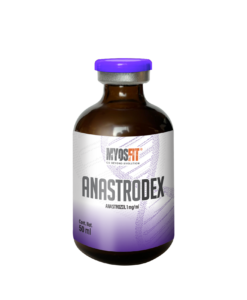 Frasco de Anastro-Dex para control de estrógenos grado investigación Myosfit México
