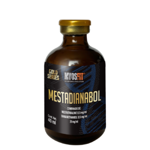 Vial de Dianabol (Dianbol) y Ermalone para volumen muscular Myosfit México