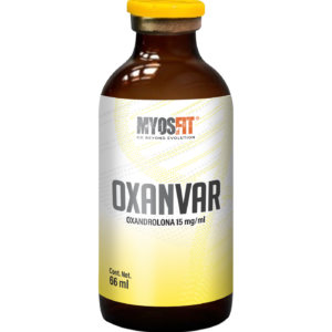 Vial de Anavar sublingual para investigación de fuerza y definición Myosfit México