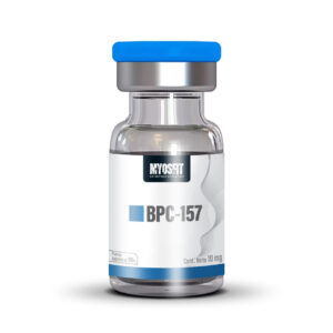 Vial de BPC-157 de 5mg alta pureza para regeneración de tejidos Myosfit México